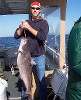 John with the second 30lb.+ blue of the day!  10-13-08