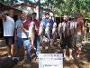 SCOTT, DAVID, PETE, GARY, EAGLE, AND RICK WITH THEIR DAYS CATCH.  10 FISH BEFORE 11:00 AND NOT A FISH AFTER THAT.  6-7-08
6-7-08  