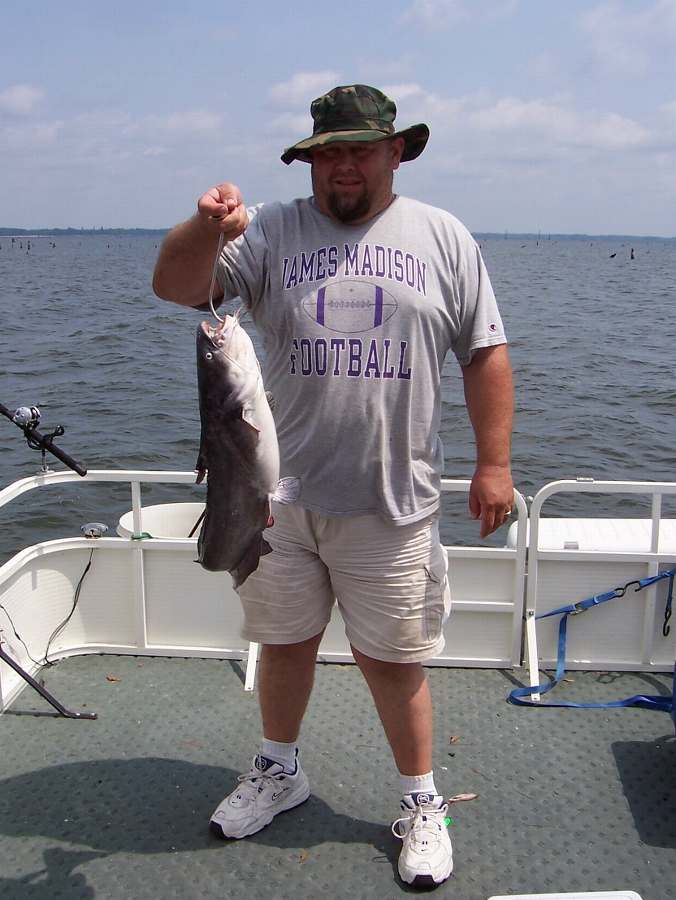 DONNIE WITH THE LAST FISH OF THE DAY!  7-30-08