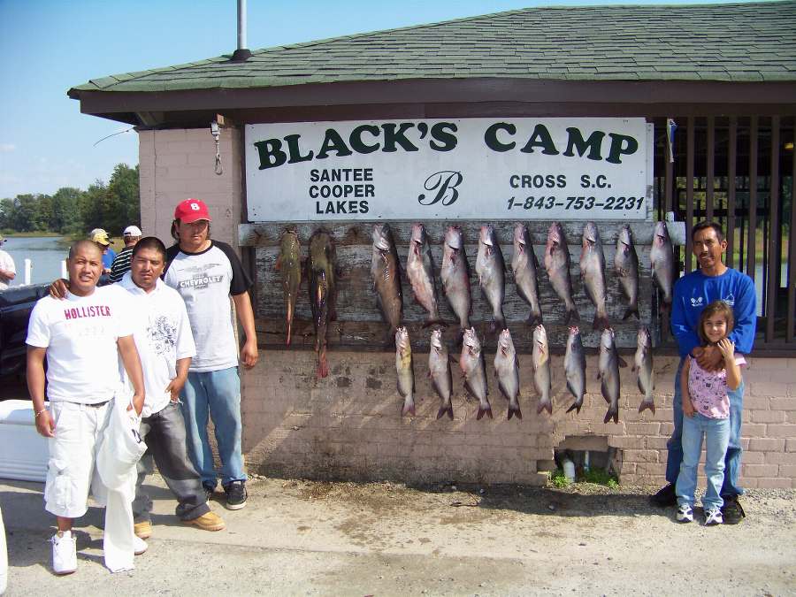 19 FISH FOR THE DAY AND 6 HAPPY FISHERMAN!  10-4-08